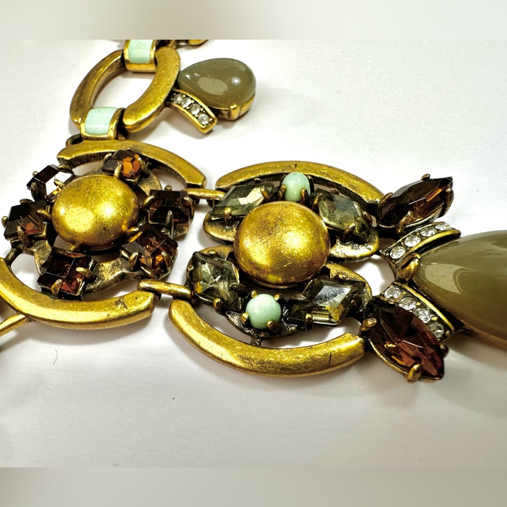 💚Stella & Dot “Livvy” Statement Necklace *with wear* - Picture 10 of 12